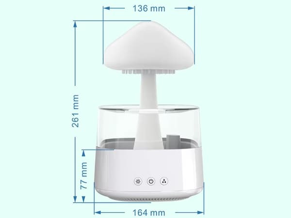 Luftfukter LED - Aromadiffuser med fjernkontroll_MGF