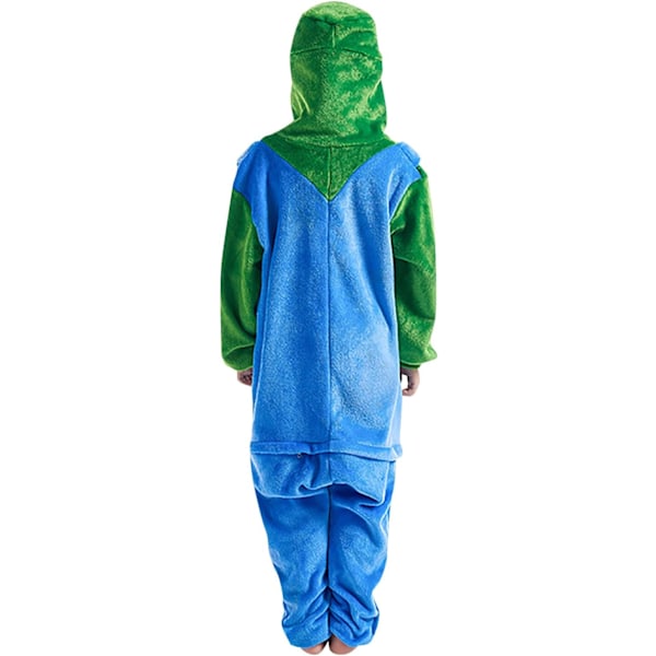 Barn/Unisex Fancy Dress Djurdräkt Onesie Pyjamas Jumpsuit Cosplay Kigurumi Jul Halloween Maskerad Mario4 120