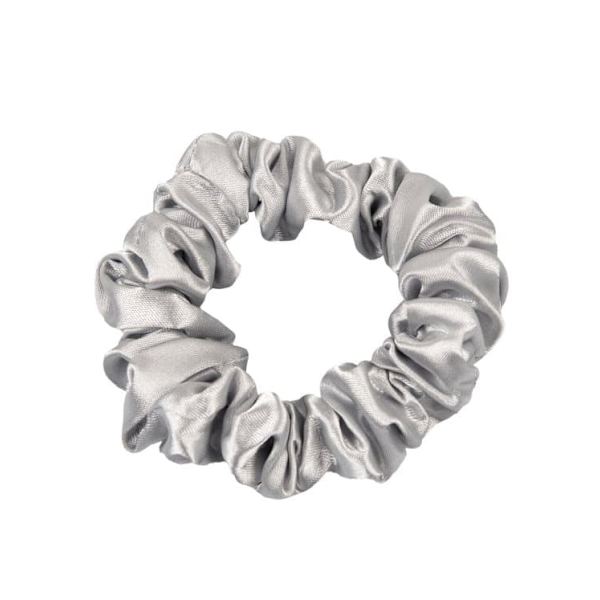 ONLYGHD SATIN SCRUNCHIE - SØLV MINI_MGF
