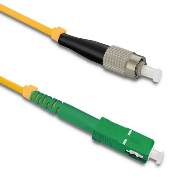 Qoltec fiberoptisk patchkabel FC/UPC - SC/APC | Singlemode | 9/125 | G652D | Simplex | 50m_MGF