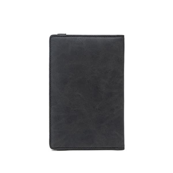 RFID-blokerende pasholder & Rejsepung - Slank & Sikker Sort Black