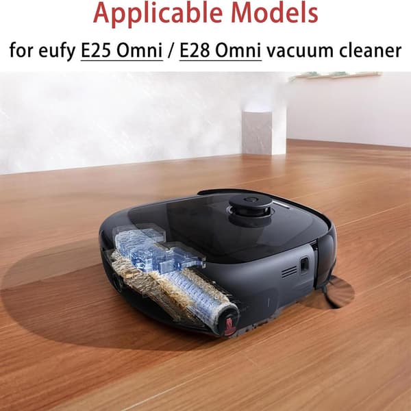 17-piece Replacement Accessory Kit Compatible with Eufy RoboVac E25 Omni / E28 Omni
