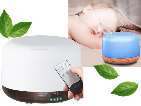 Luftfukter / Duftspreder - Aromalampe med RGB-belysning_MGF