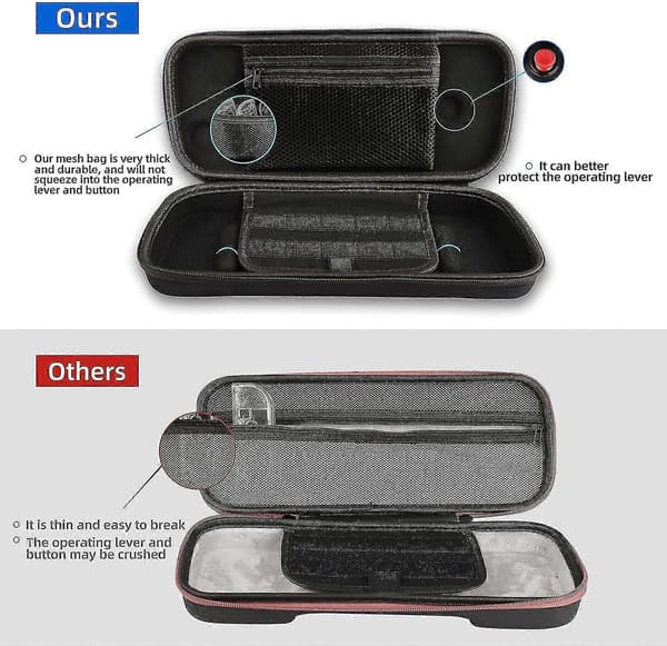 Bærbar hårdt etui til Hori Split Pad Pro med 10 spilkortpladser_MGF