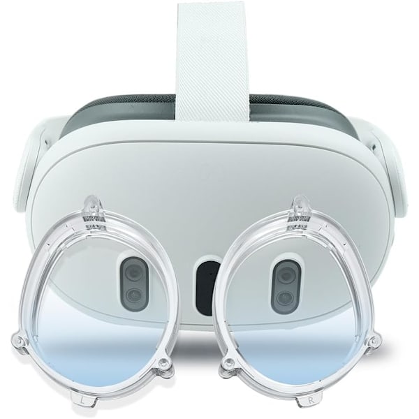 Magnetiske linsebeskyttelsesrammer og anti-blåt lys linsebeskyttende anti-ridse ring linsebeskytter til Meta/Oculus Quest 3 1 par rammer med linser 1Pair frames with lenses