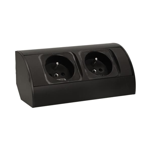 Møbelkontakt under skapet 2x230V - OR-AE-1303/B_MGF