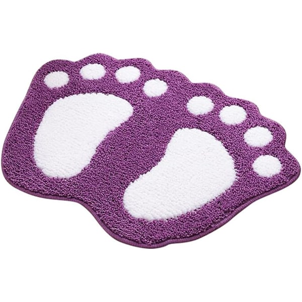 Liukumaton ja imukykyinen kylpyhuonematto, Suuri jalat -design, Polye, ZQKLA