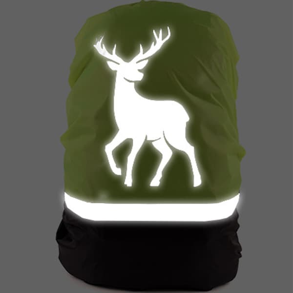 Reflective Rain Cover for Backpacks - Deer Pattern XL XL