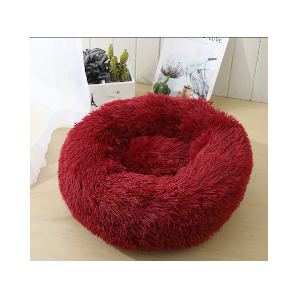 Fluffy hundeseng katteseng blødt pudebetræk sofaseng 80cm_MGF