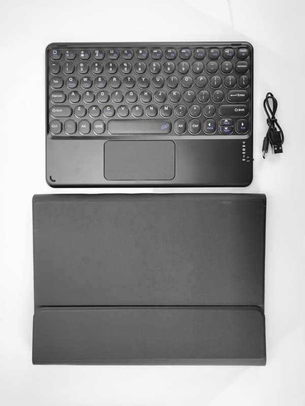 Bluetooth Keyboard Case for Samsung Galaxy Tab A9+ 11\" Black Black