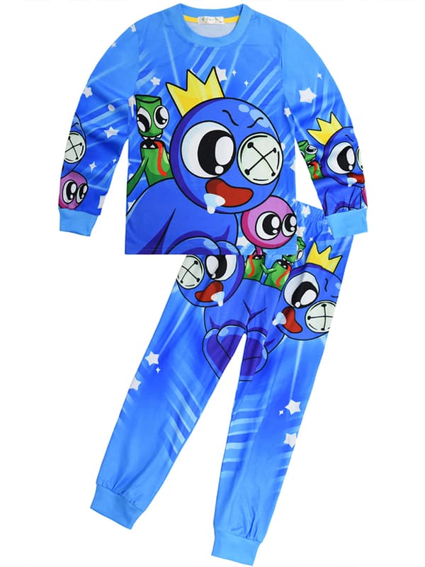 Rainbow Friends Pyjamas til børn, piger og drenge_MGF 120cm