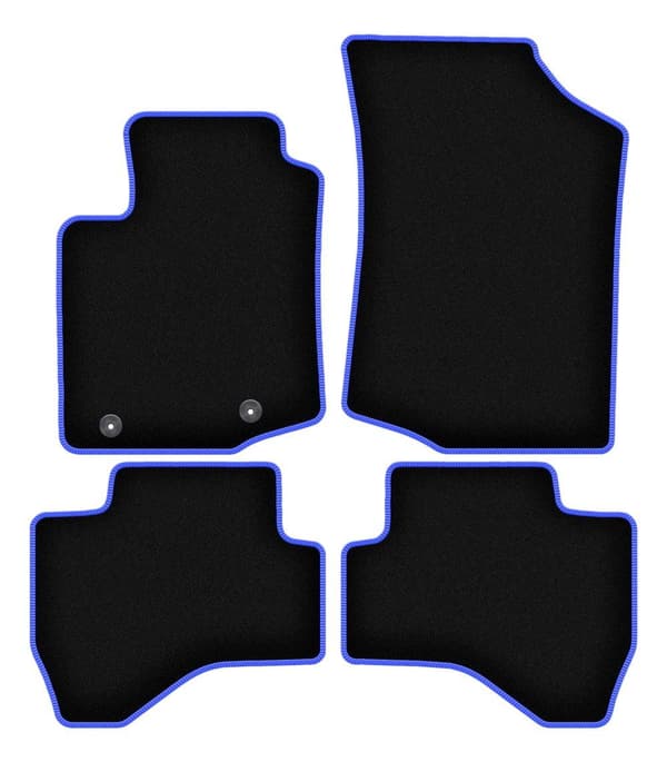 CARLUX-BLÅ bilmåtter til: Peugeot 108 hatchback (2014-)_MGF