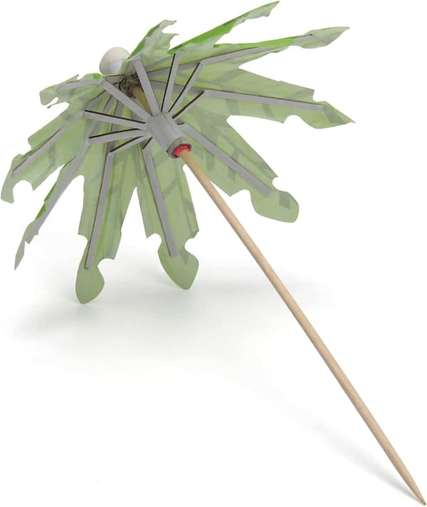 100 stykker cocktailparaplyer - palmetræ - drinkdekoration