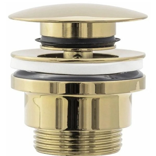 Erstatning messing vaskepropp - GULL UNIVERSAL CLICK-CLACK VASKESTOPPER Avløpsstopper Vaskepropp_yu