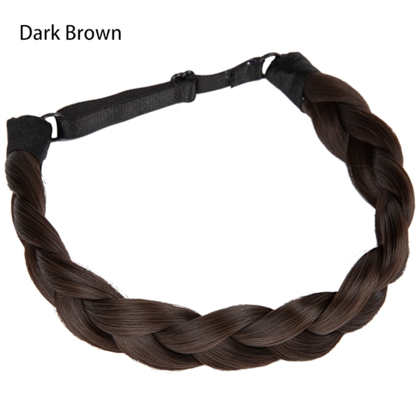 1 kpl Synteettinen Punontahiukset Punokset Säädettävän Vyön Kanssa Punottu Bohemian Tyyli Naisten Hiustyyli 6 6 Athree strand braid