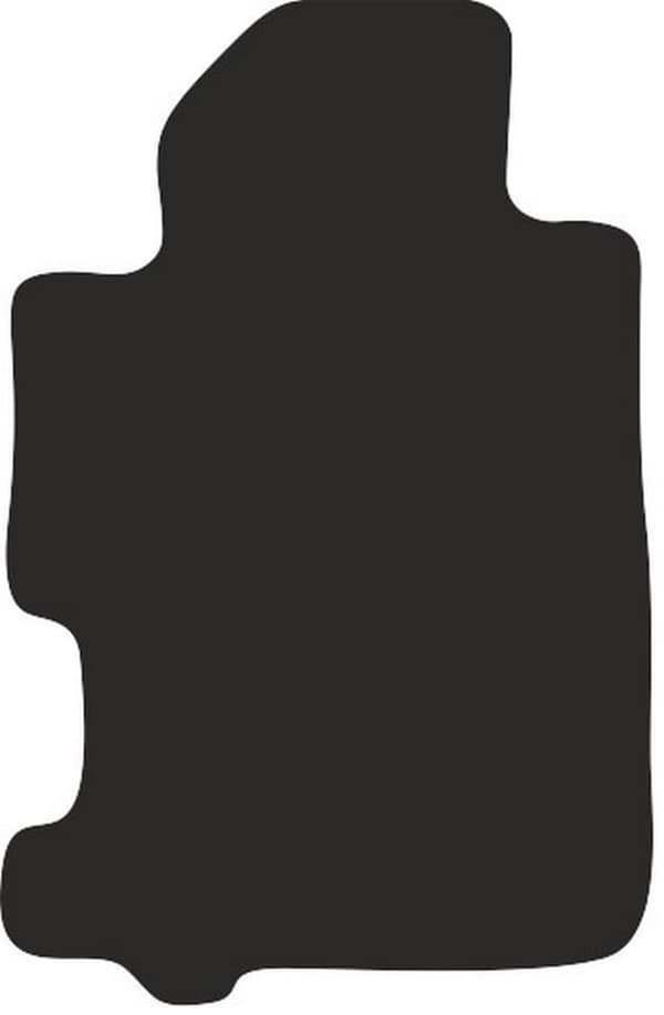 Førermåtte i polyamid til: Honda FR-V minivan 2004-2009 gummibelagt førermåtte_MGF