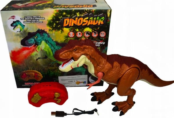 LT237 Radiostyrt dinosaur med damp og gåfunksjon_MGF