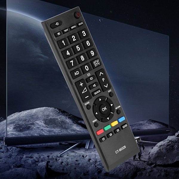 CT-90326 Multifunksjonell TV-erstatningsfjernkontroll for Toshiba-enheter 0.1