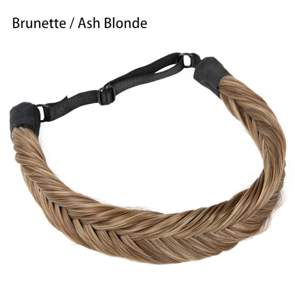 1 stk Syntetiske Hårfletninger med Justerbar Bælte Flettet Boheme Stil Kvinders Frisure 10H24B 10H24B fishbone braid