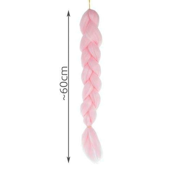 Jumbo Braid / Løshår Hårfletning - 60 cm_MGF Ljusrosa