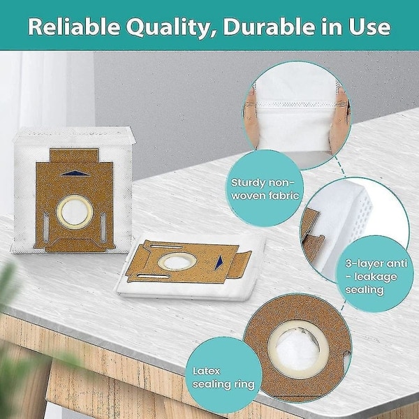 11 pölynimuripussia Ecovacs Deebot T8 T9 Aivi Max, N8 Pro + -malleille