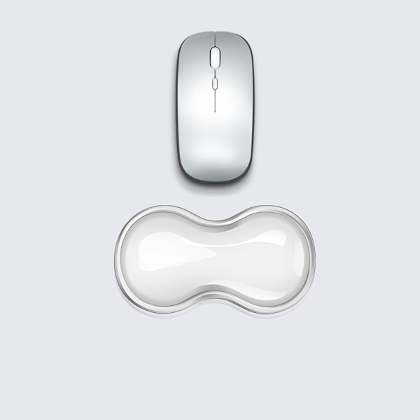 Ergonomisk silikone musemåtte med håndledsstøtte til tastatur