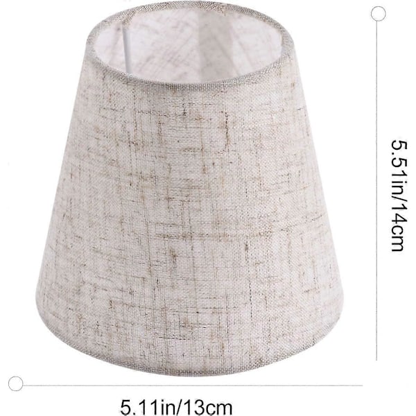 WJTG 1 Styck Linneskärm Lampskärm Pendellampa Vägglampa Tillbehör Lampskydd Liten Lampskärm fJ