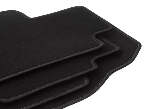 BASIC sorte velourmåtter til: Jeep Wrangler JL 4 døre (2017-)_MGF