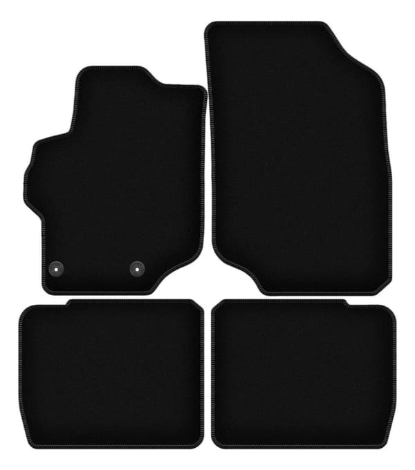 BASIC svarte velourmatter for: Peugeot 301 sedan (2012-)_MGF