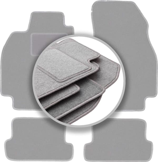 Grå bilmatter for: Renault Megane II CC coupé, cabrio (2003-2010)_MGF