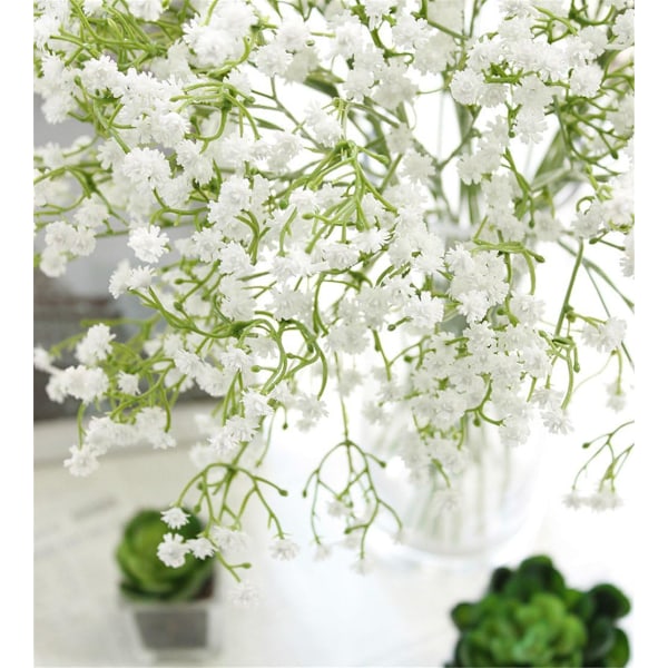 Tekokukat 9 kpl 21\" Gypsophila-valekasvit häihin