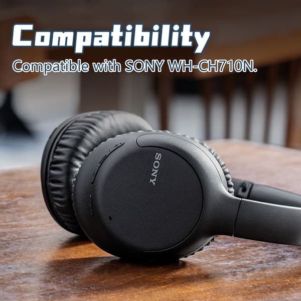 1 par ørepuder til Sony WH-CH710N Sort Black