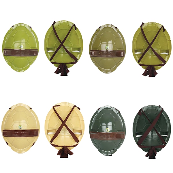 Barn Mutant Ninja Turtles Party Kostym Ryggskal Mask Leksaker