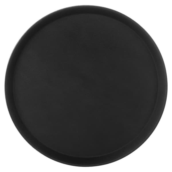 Svart sklisikker serveringsbrett 35 cm 4 stk._MGF