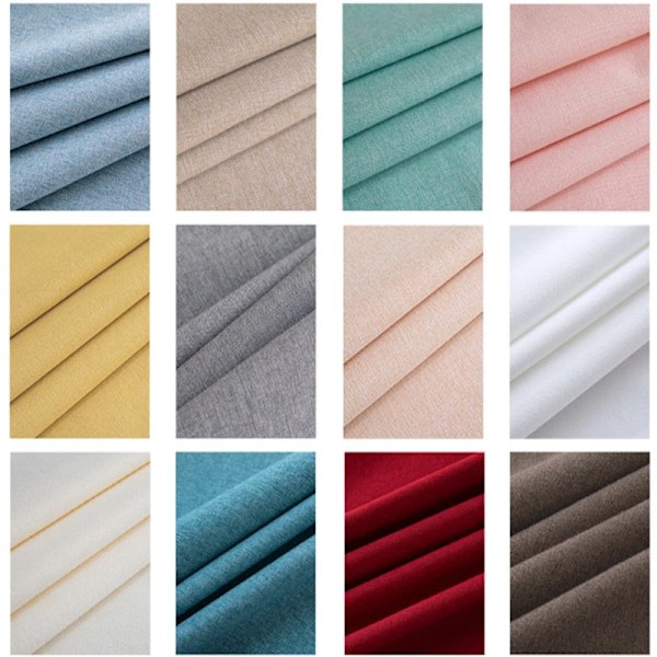 Vandtæt dug, nordisk bomuld og linned dug, japansk stil, ensfarvede duge til spisebord, sofabord, khaki Khaki 120x160cm