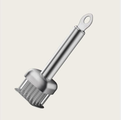 Stainless Steel Meat Tenderizer with Square and Round Needles Model 1