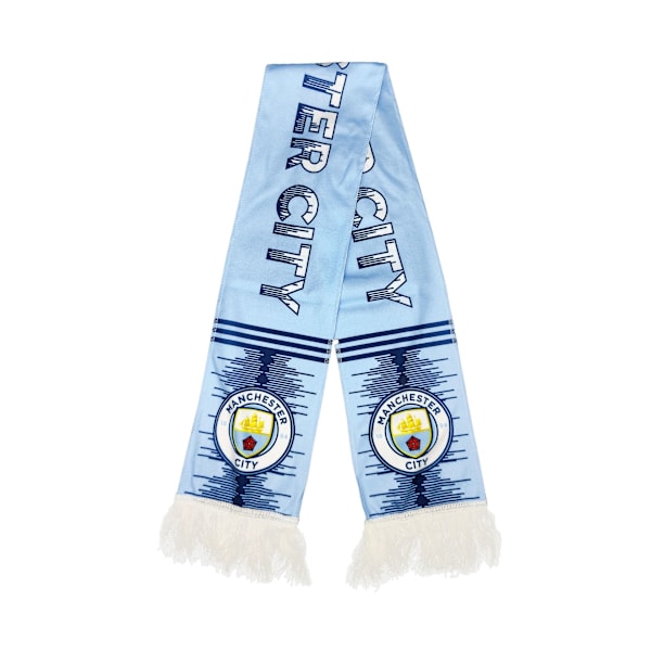 Mub - Fotbollsklubbs halsduk halsduk Fotbollshalsduk bomullsull val dekor Manchester stad