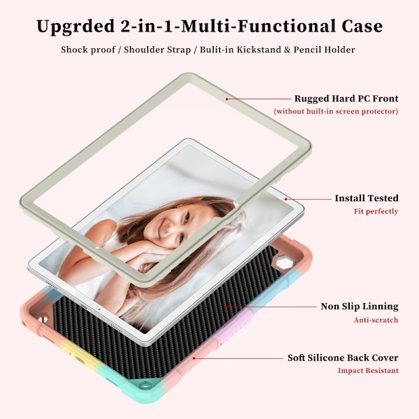 Samsung Galaxy Tab A9 Plus Kotelo Butterfly Iskunkestävä Hybrid 463