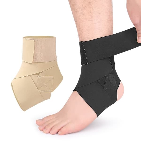 INF Ankle Support Breathable Compression Ankle Brace Svart L