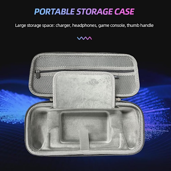 PS5 Portal Eva Hard Shell med Mesh-lomme & TPU-tilbehørsveske + etui - D Väska + fodral – D