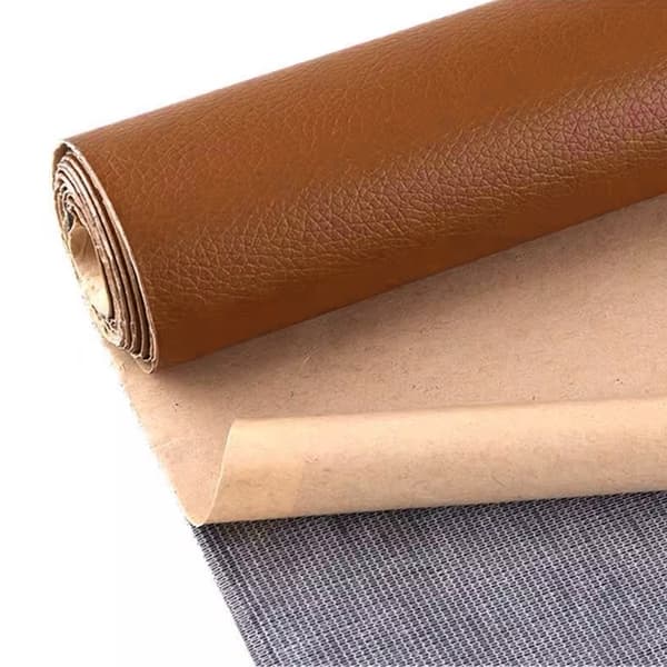 Självhäftande Läderlapp – PU-läder – 50x100 cm_MGF Brown