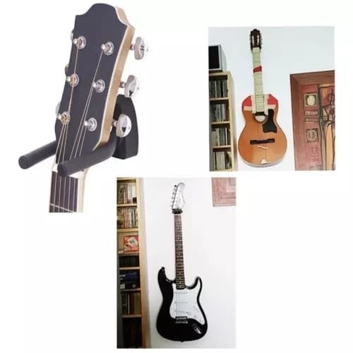 Gitarrhängare - Väggfäste för gitarr & bas_MGF 2-Pack