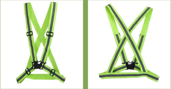 Reflexband/Väst - Säkerhetsväst/Väst - Löpning/Cykling - Hög Synlighet - Säkerhet