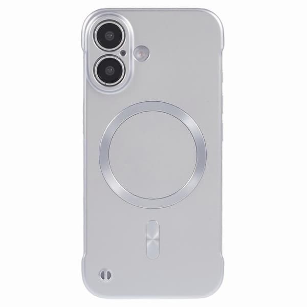 iPhone 16 Plus Cover, Kompatibelt med MagSafe Hårdt PC Ramløst Telefoncover - Perfekt Style B_MGF Style B