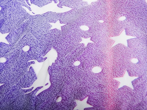 Oversized hettegenser med hette - Filt_MGF Purple