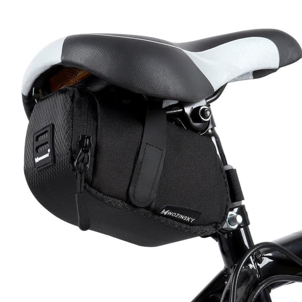 Lille cykeltaske under sadlen, 0,6 l, sort_MGF