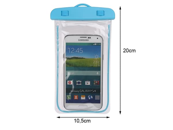 Vanntett pose / etui - Beskyttelse for Mobil_MGF Blue
