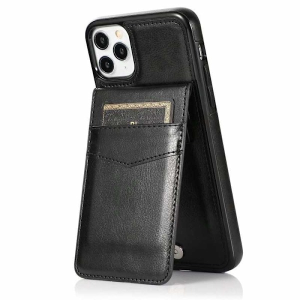 iPhone 11 Mobilskal Korthållare 6-FACK Retro V3 Rosenguld 100