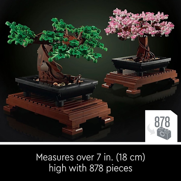 Kirsebærblomst Bonsai Træ, DIY Plant Model til Voksne, Kreativ Gave til Hjemmeindretning eller Kontor Kunst, Plantesamlingssæt, Mor