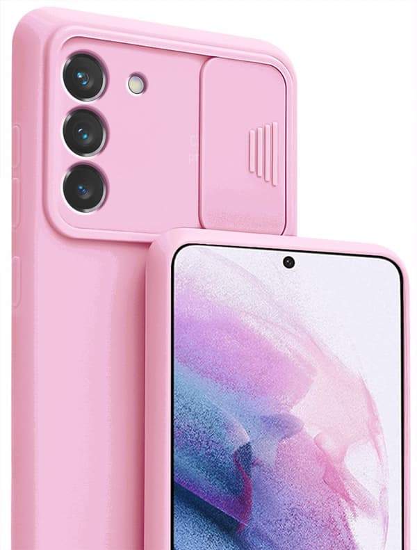 CamShield Blødt Silikone Cover til Samsung Galaxy S23 FE Lys Pink_MGF